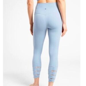 Athleta Salutation Pocket Leggings, size XS, Light Blue Leggings Workout Pants